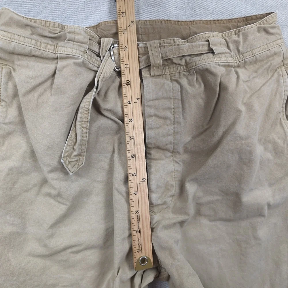 Polo Ralph Lauren Pants Mens 32x30 Khaki Belted Casual Preppy Outdoor‎